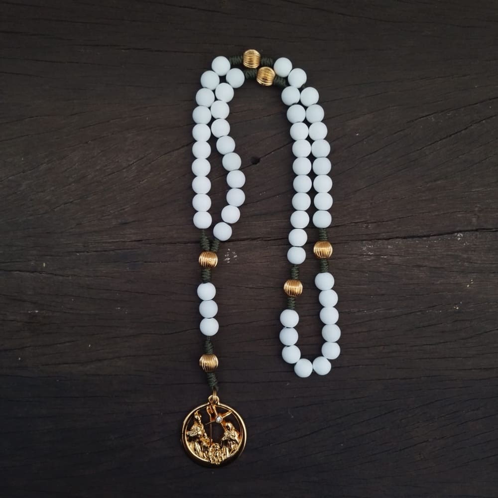 Kit de Natal Cordolário - Terço, Cordão e Caixa Personalizada – Edição Especial