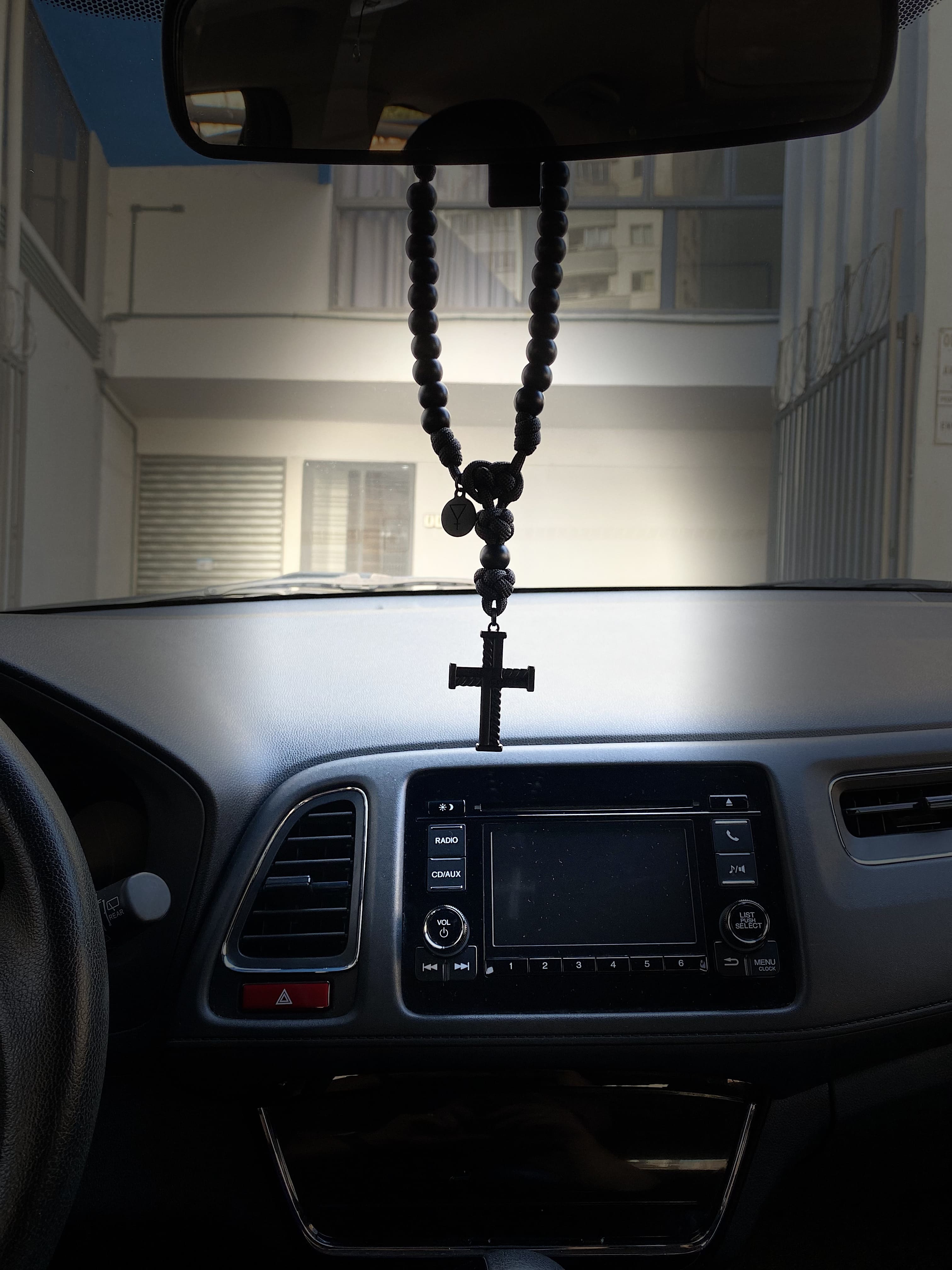 Terço São José para Carro Força e Coragem Virtus - Marinho