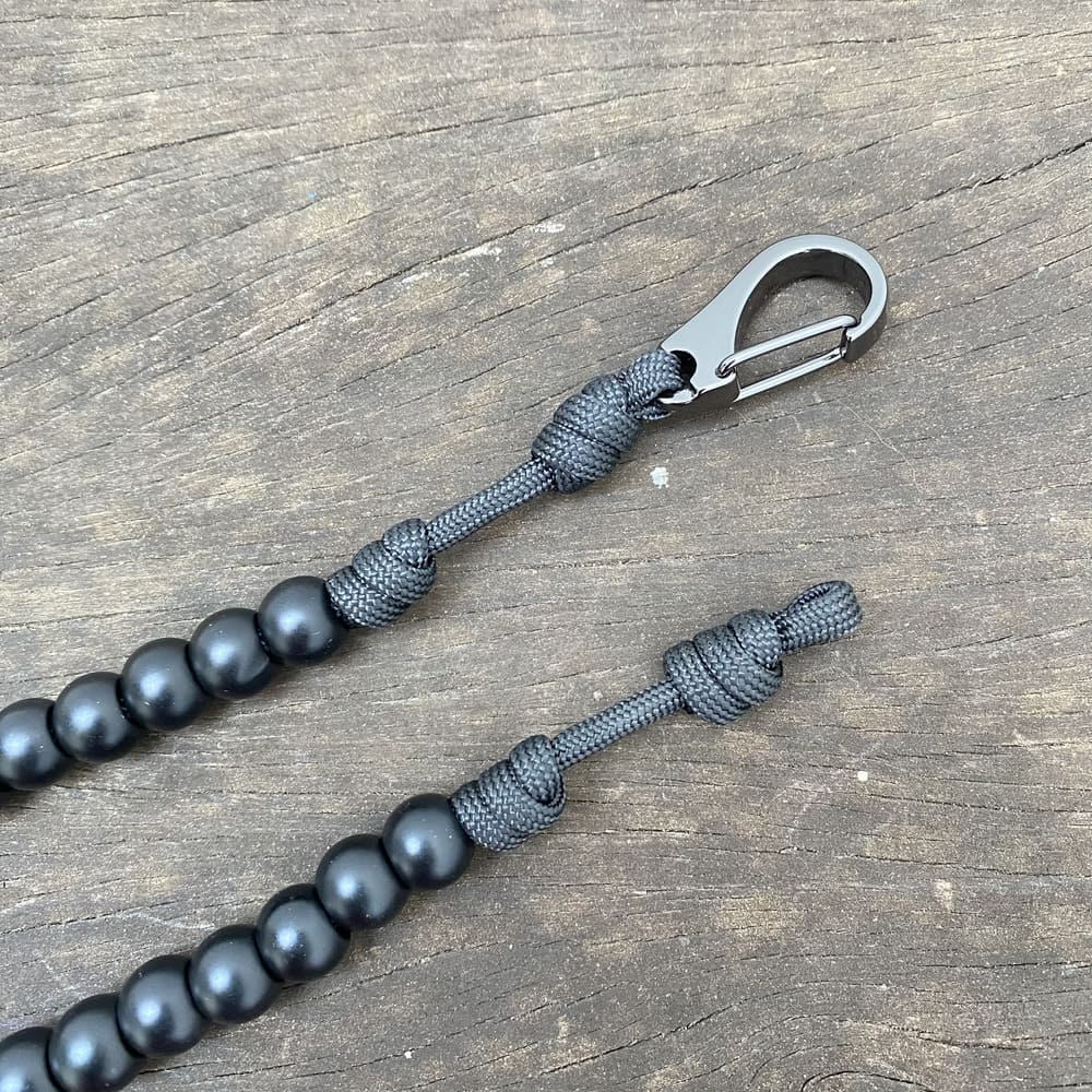 Terço para Carro Força e Coragem Virtus - Preto