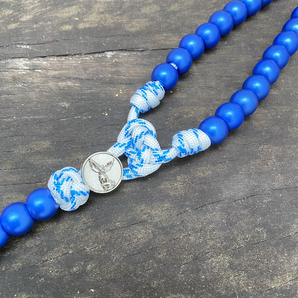 Terço de São Miguel Virtus - Azul e branco
