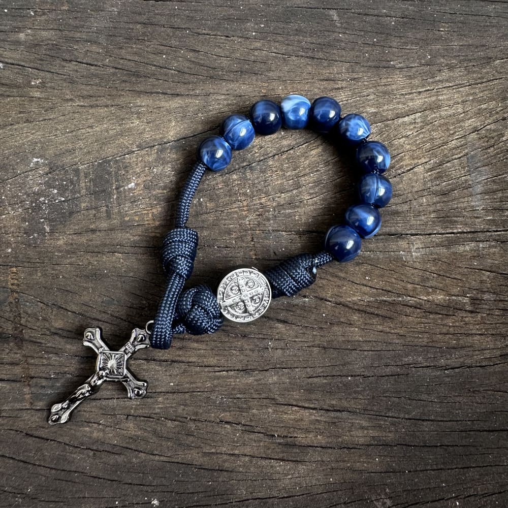 Dezena Pulseira São Bento Pocket Virtus - Azul e grafite