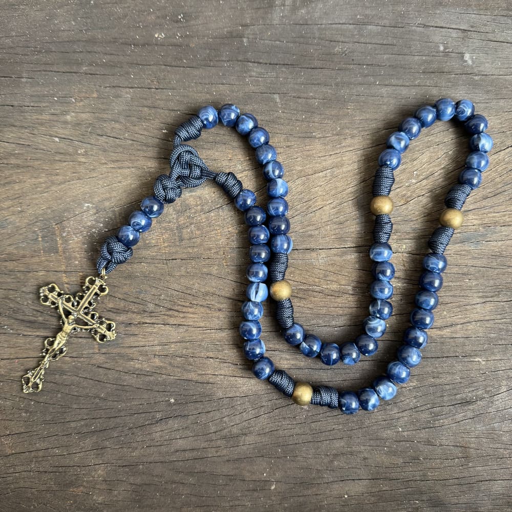 Terço Virtus - Marinho e Azul