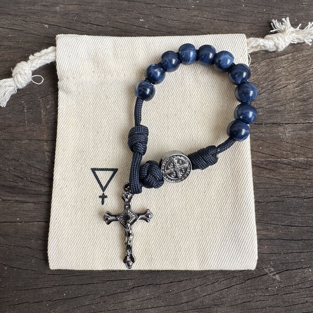 Dezena Pulseira São Bento Pocket Virtus - Azul e grafite