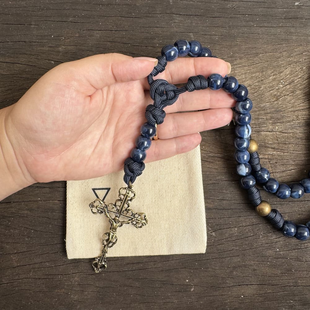 Terço Virtus - Marinho e Azul
