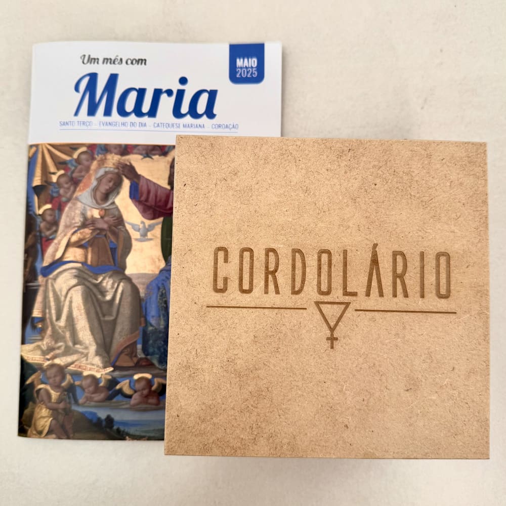 Kit completo dia das mães e Livreto Um mês com Maria (com caixinha)