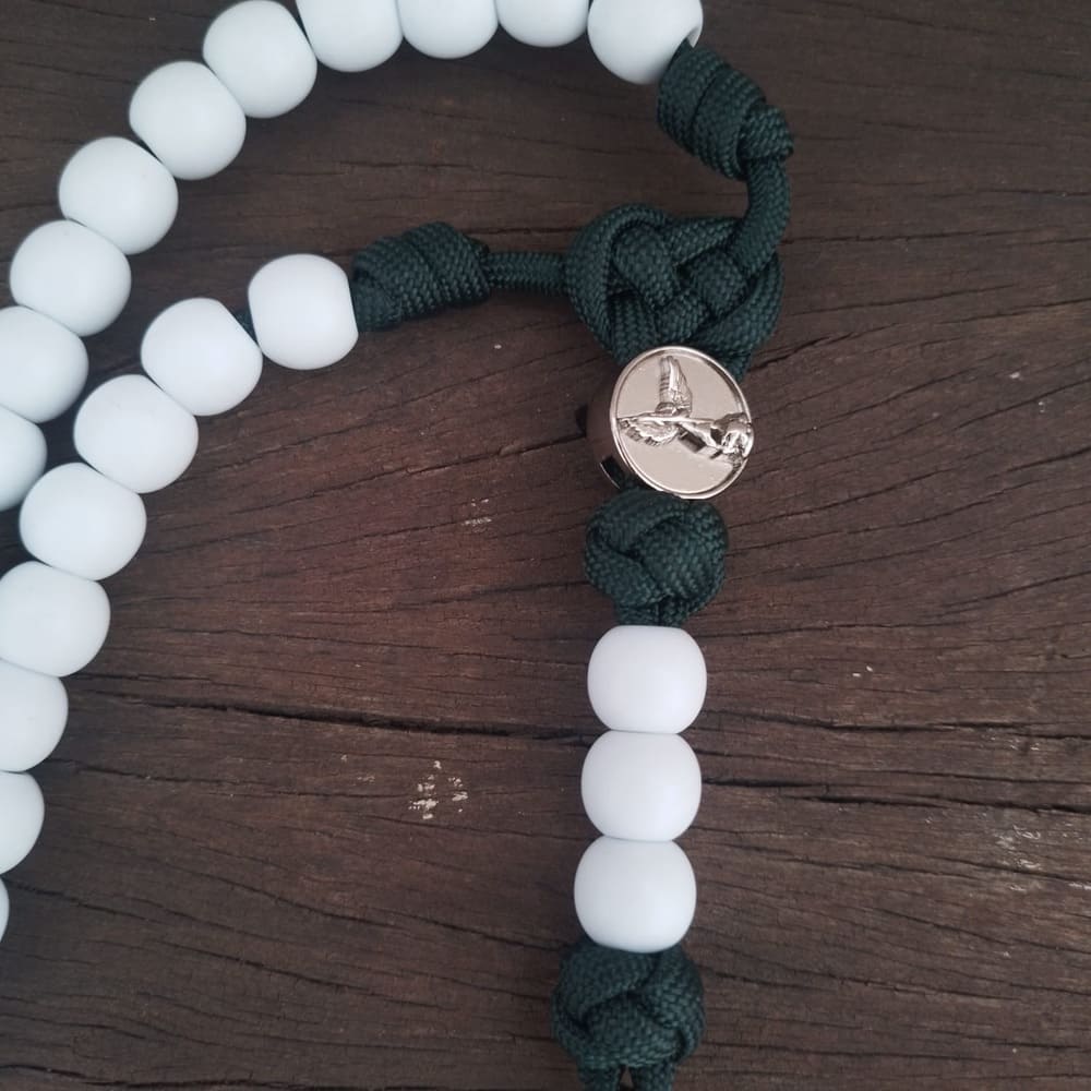 Terço de São Miguel Arcanjo Virtus - Verde e Branco