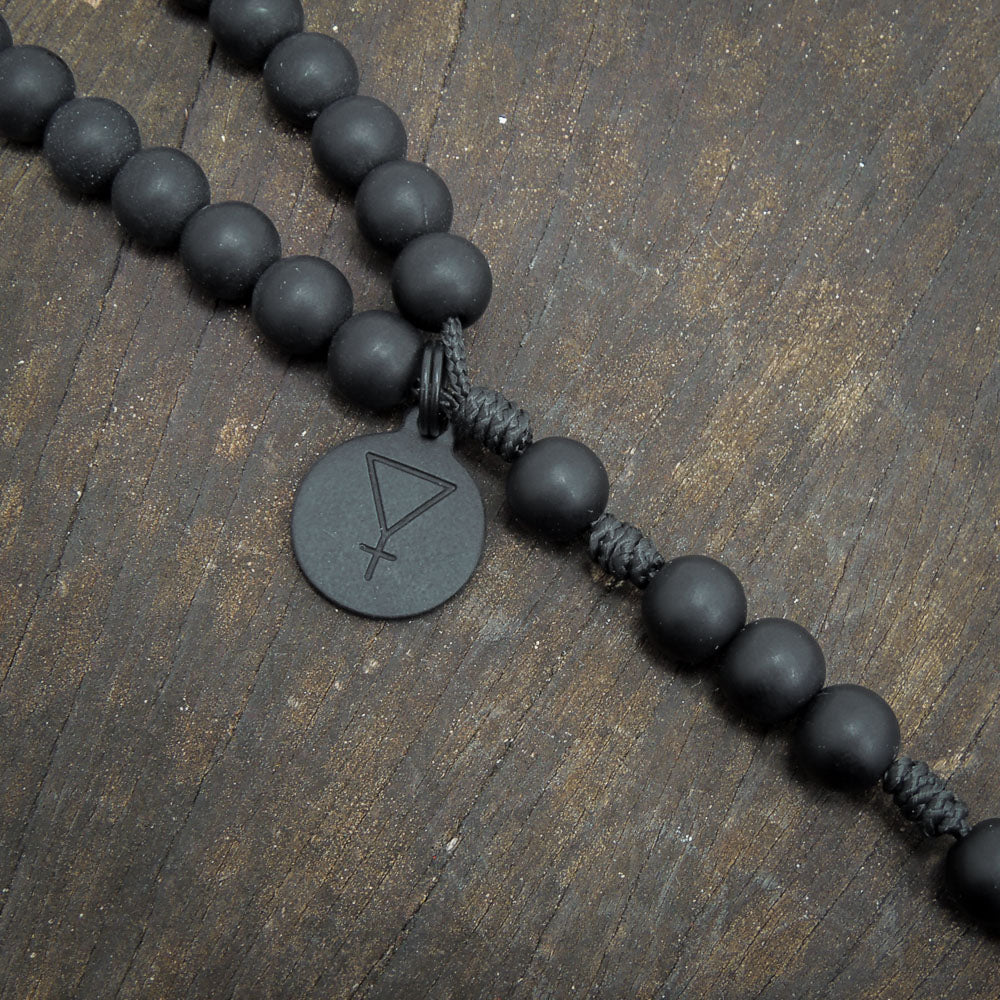 Terço Preto Agilis Força e Coragem