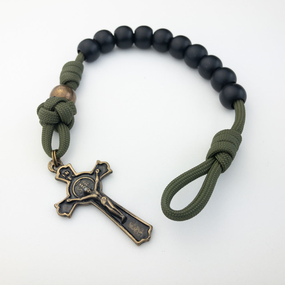 Dezena Pulseira Pocket Virtus - Verde Oliva e Preto